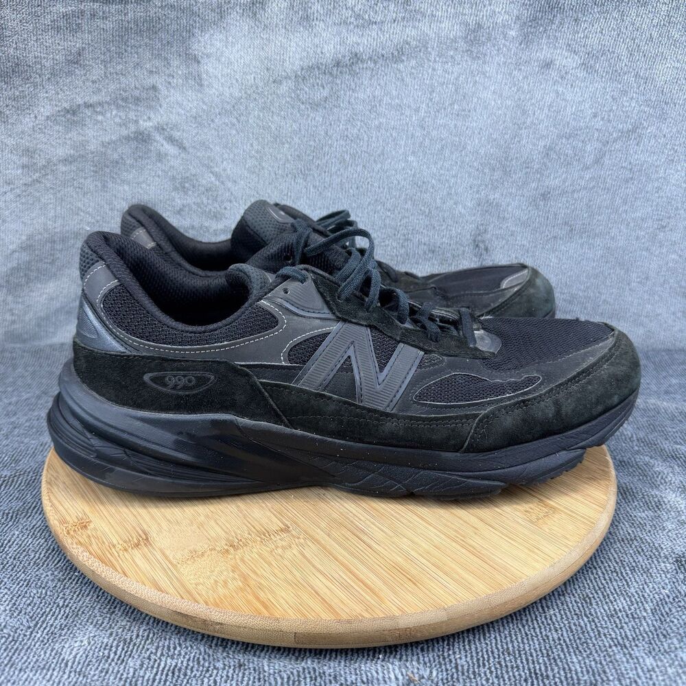 New Balance 990 v6 Shoes Mens Size 14 D Black Suede Running Sneakers U990BB6
